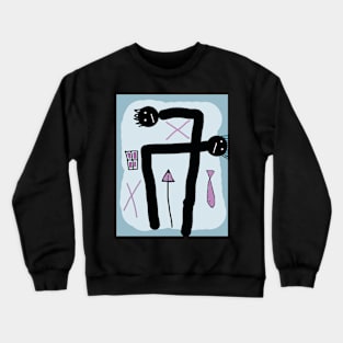 Kids Extreme Dance Stick Figure Crewneck Sweatshirt